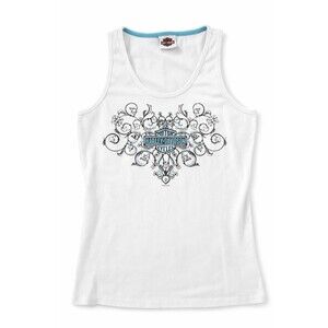 Harley Davidson Womens 2XL Rhinestone Tank Top Biker Frederick CO 2013